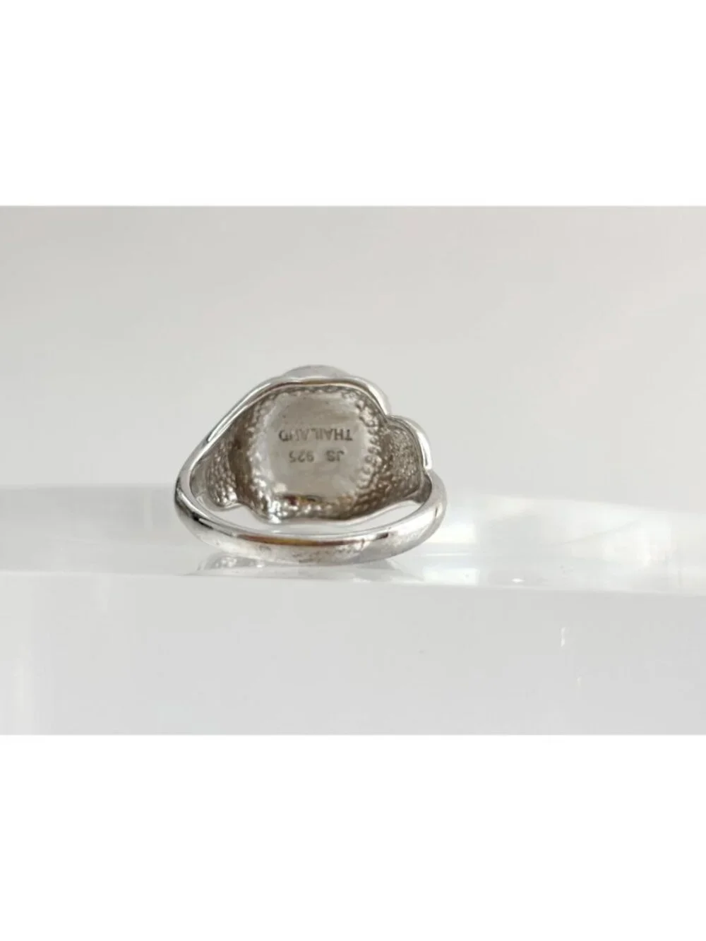 Sleeping Beauty Turquoise Stone Sterling Silver 925 Vintage Ring - sz 11.25